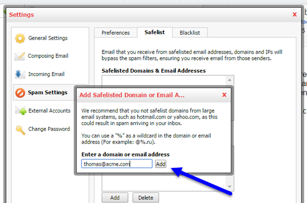 Adding an Email Address to KloudEmail using Professional Email Webmail Step 03