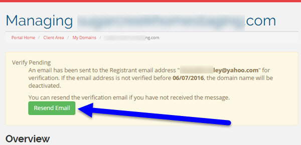 How to Resend the RAA Verification Email from KartHost Customer Center