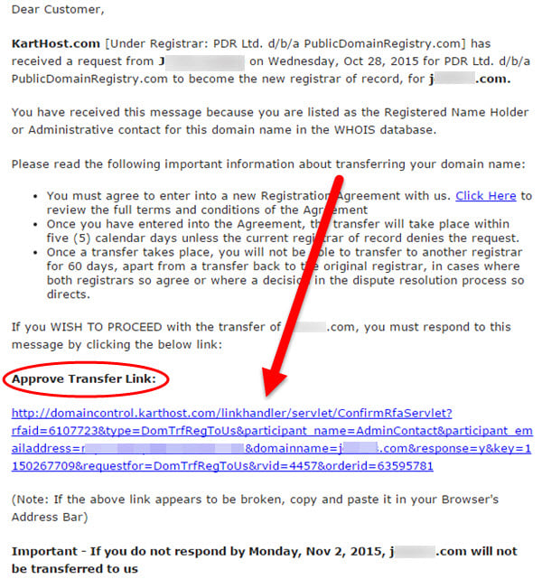 Transfering Your Domain Name from GoDaddy to KartHost Step 15