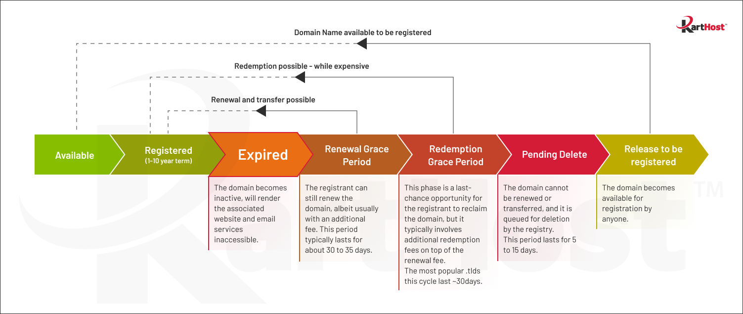 Domain Name Life Cycle