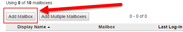 Step 3 Adding a New Mailbox (User) to your KartHost KloudEmail Hosted Exchange account
