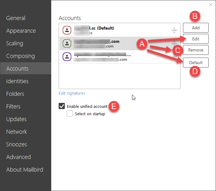 The Settings pallet (window) will open.