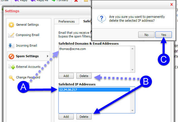 Adding an Email Address to KloudEmail using Professional Email Webmail Step 05
