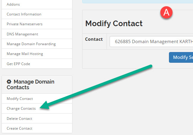 Changing Domain Name Record with KartHost Registered Domain Name Step 8