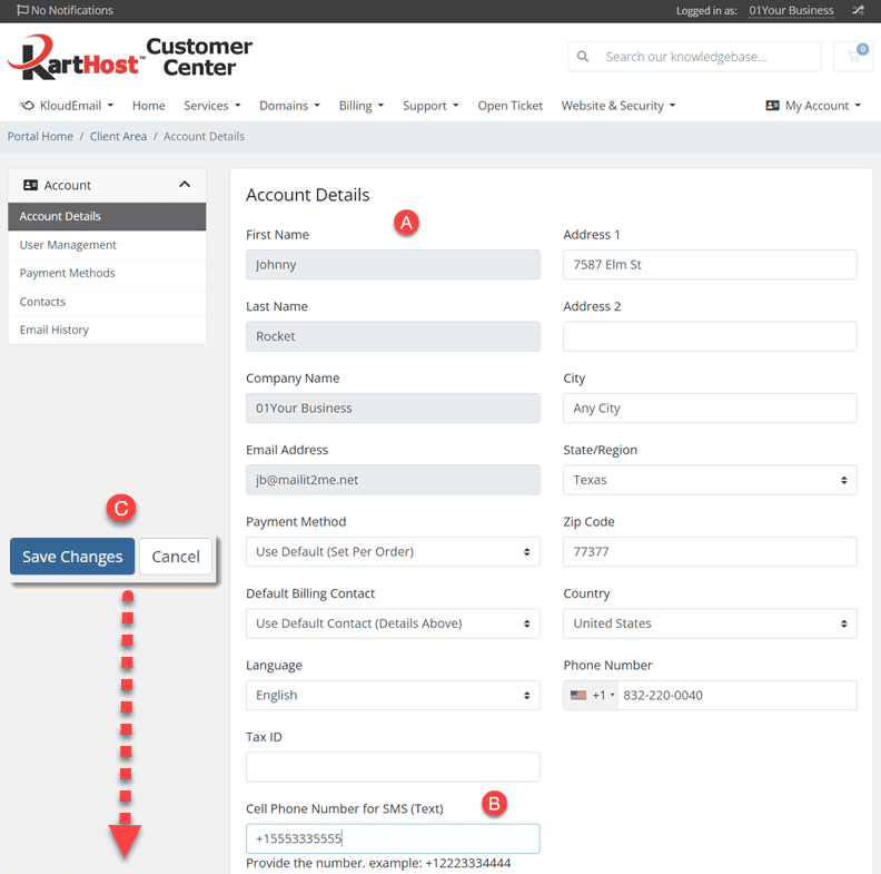 Unable to change grayed out fields request via Support Ticket and make sure to click Save Changes button