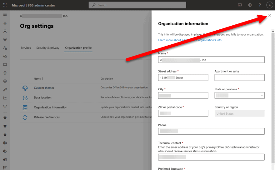 Microsoft Office 365 Mailbox Password Policy Step 3