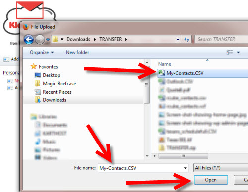 Step 11 Exporting your Outlook 2010 to KartHostKloud Mail