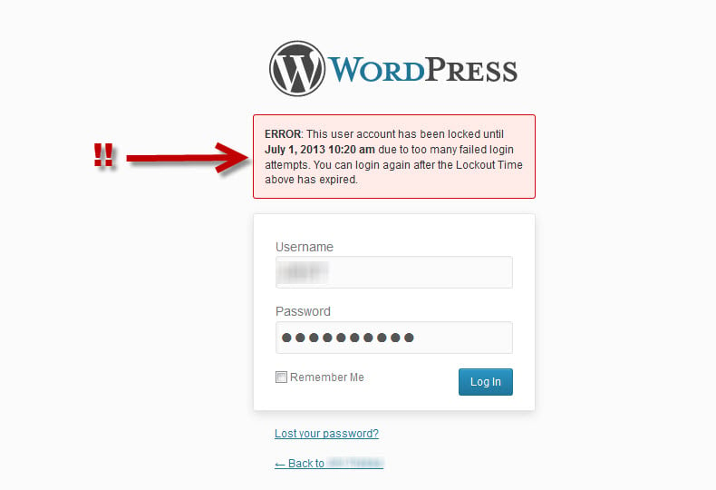 Locked Out of WordPress using BulletProof Security
