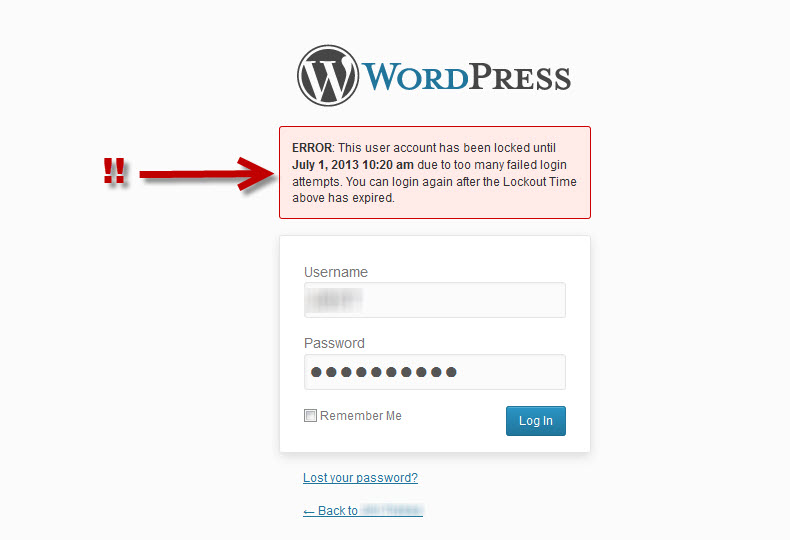 Locked Out of WordPress using BulletProof Security