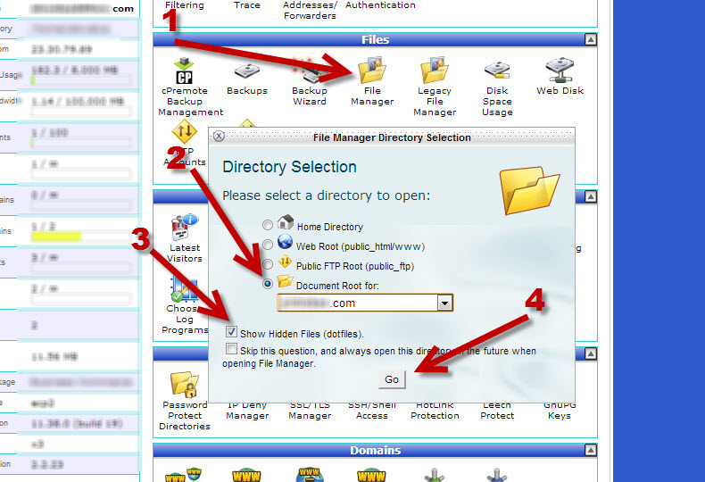 How to Open File Manager in cPanel at KartHost.com