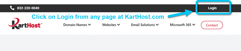Accessing KartHost KloudEmail Webmail Options